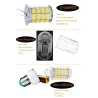 E26 - E27 - E14 - E12 - B22 - GU10 - G9 - 12V-24V - 5730 SMD - LED bulbE14