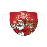 Protective face / mouth masks - disposable - 3-ply - for children - christmas motives - 10 piecesMouth masks