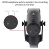 Condenser microphone - RGB - USB - with earphone jack - for Smartphones / laptops / gamingMicrophones