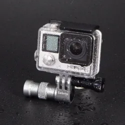 GoPro - action camera - bicycle wheel mount - wheel hub - bracket holder - steelMounts