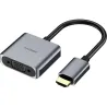 HDMI-compatible to VGA adapter - micro USB - with video / audio power - 1080PAudio