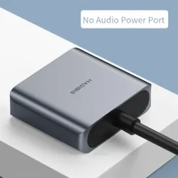HDMI-compatible to VGA adapter - micro USB - with video / audio power - 1080PAudio