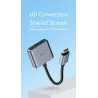HDMI-compatible to VGA adapter - micro USB - with video / audio power - 1080PAudio