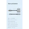 HDMI-compatible to VGA adapter - micro USB - with video / audio power - 1080PAudio