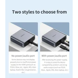 HDMI-compatible to VGA adapter - micro USB - with video / audio power - 1080PAudio