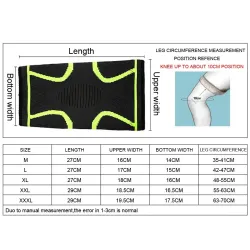 Protective sports knee pad - elastic compression sleeveSport & Outdoor