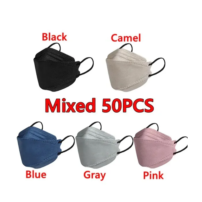 Face / mouth protective face masks - antibacterial - 3-ply - 4D design - FPP2 - KN95Mouth masks