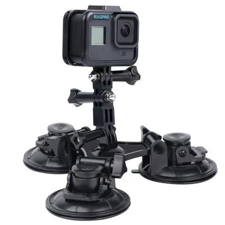 Car window suction cup - 1/4" tripod - adapter - mount for GoPro / SJCAM Xiaomi Yi 4KMounts