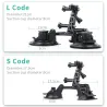 Car window suction cup - 1/4" tripod - adapter - mount for GoPro / SJCAM Xiaomi Yi 4KMounts