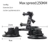 Car window suction cup - 1/4" tripod - adapter - mount for GoPro / SJCAM Xiaomi Yi 4KMounts