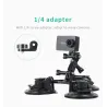 Car window suction cup - 1/4" tripod - adapter - mount for GoPro / SJCAM Xiaomi Yi 4KMounts