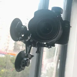 Car window suction cup - 1/4" tripod - adapter - mount for GoPro / SJCAM Xiaomi Yi 4KMounts