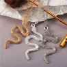 Stylish necklace with a snake pendantNecklaces