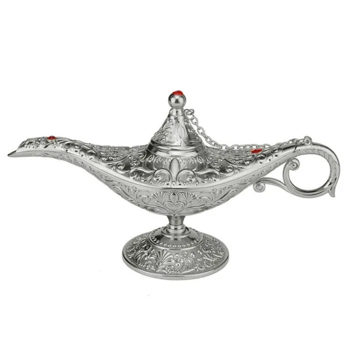 Traditional hollow Aladdin's magic lamp - Vintage ornamentDecoration