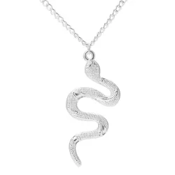 Stylish necklace with a snake pendantNecklaces