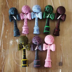Wooden Kendama toys - juggling ball - stress relief / educational toy - for adult / children - 12cmFidget Spinner