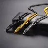 Bullet shaped pendant - with necklace - stainless steelNecklaces