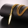 Knife shaped pendant with necklace - Hip Hop style - stainless steelNecklaces