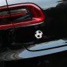 Car / motorcycle sticker - metal emblem - footballStickers