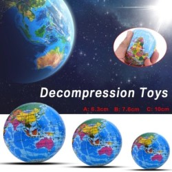 Funny sponge ball - decompression toy - world map
