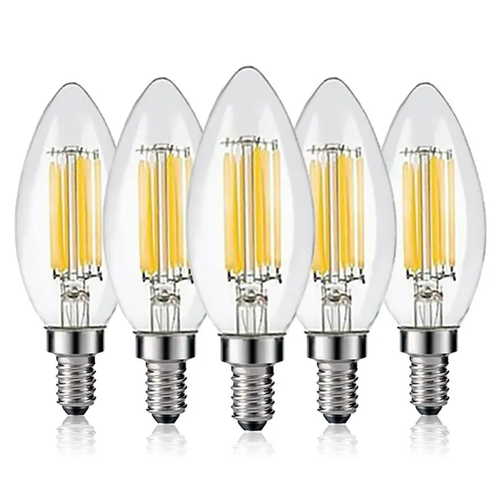 LED bulb - candle type - dimmable - 6W - E12 / E14E14