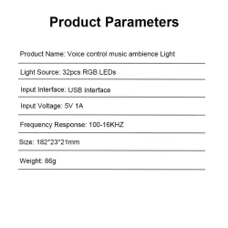 RGB colorful tube - LED strip - USB - Bluetooth - voice / music rhythm lampLED strips