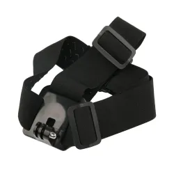 Adjustable elastic head belt - camera mount holder - for GoProMounts