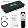 HDMI switch - 5 in / 1 out - with IR remote control - 1.4 HDCPHDMI switchers