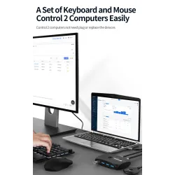 KVM switch - USB 2.0 / 3.0 - for Windows 10 / PC / keyboard / mouse / printer - sharing / pairingHDMI switchers
