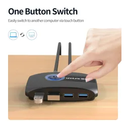 KVM switch - USB 2.0 / 3.0 - for Windows 10 / PC / keyboard / mouse / printer - sharing / pairingHDMI switchers