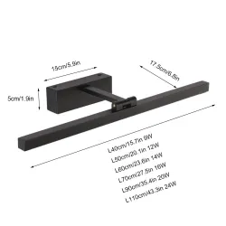 Modern bathroom mirror lamp - wall mounted - LED - waterproofLights