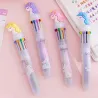 Multi coloured gel pen - with flamingo - 10 ink colorsPens & Pencils