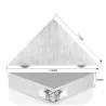 Modern wall lamp - triangle shaped - aluminum - LED - 3WWall lights