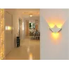 Modern wall lamp - triangle shaped - aluminum - LED - 3WWall lights