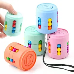 Cube with colorful beads - stress relief fidget toyFidget Spinner