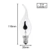 LED bulb - flickering candle flame light - E14 / E27 - 3W - 220V - 10 piecesE27