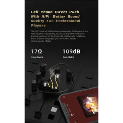 QKZ ZXN - high resolution earphones - in-ear wired headset - dual magnet - 2 Pin - 1DDEar- & Headphones