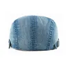 Trendy flat cap / hat - duckbill type - washed denim - unisexHats & Caps