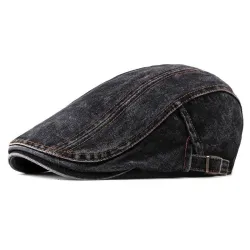 Classic denim cap - duckbill style visorHats & Caps
