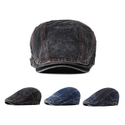 Classic denim cap - duckbill style visorHats & Caps