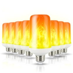 Flickering LED bulb - candle flame effect - E14 / E27 / B22