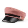 Fashionable cap with a visor - military / captain style - unisexHats & Caps