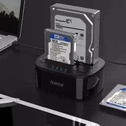 ORICO 2.5 - 3.5 Inch Hard Drive Docking Station USB 3 - Dual-bay HDD - SSD Hard DriveHard drives