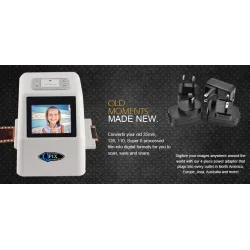 Negative film scanner - high resolution - 8-slide - digital film converter - 2.4"LCDCamera