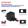 Negative film scanner - digital film converter - 17.9 megapixelsCamera