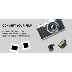 Negative film scanner - digital film converter - 17.9 megapixelsCamera