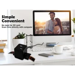 Negative film scanner - digital film converter - 17.9 megapixelsCamera