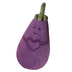 Aubergine shaped pillow - plush toyCuddly toys