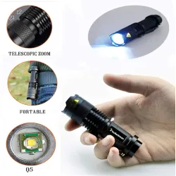 MECO Q5 - aluminum mini LED flashlight - 500LMTorches