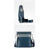 Fashionable shoulder bag - leather - waterproof - unisexBags